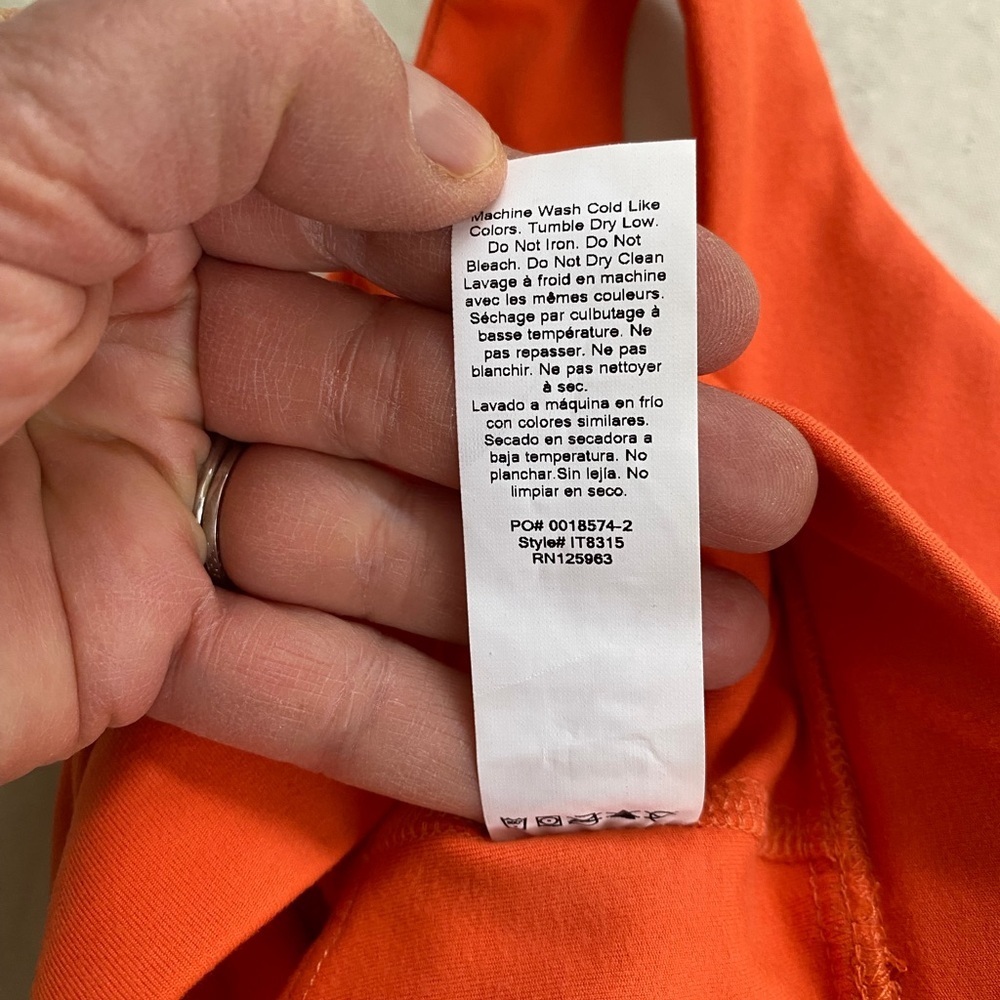 Beyond Yoga Vibrant Orange Sports bra - soul cycle barn - Picture 7 of 9